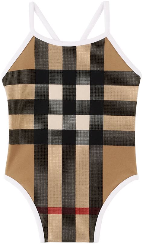 burberry baby bottle|Burberry baby swimsuit.